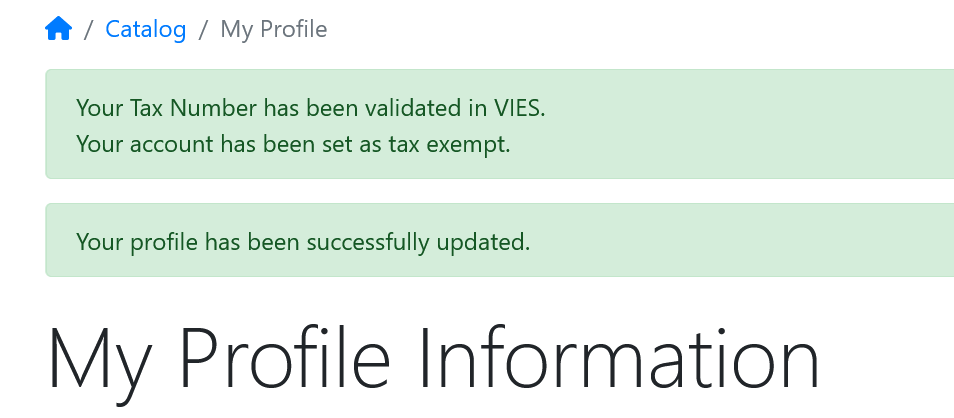 Tax Exempt Validator